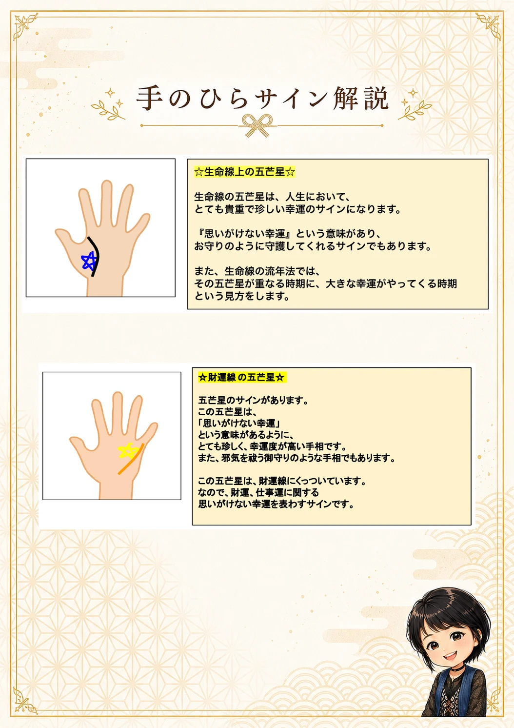 手相鑑定書 33ページ