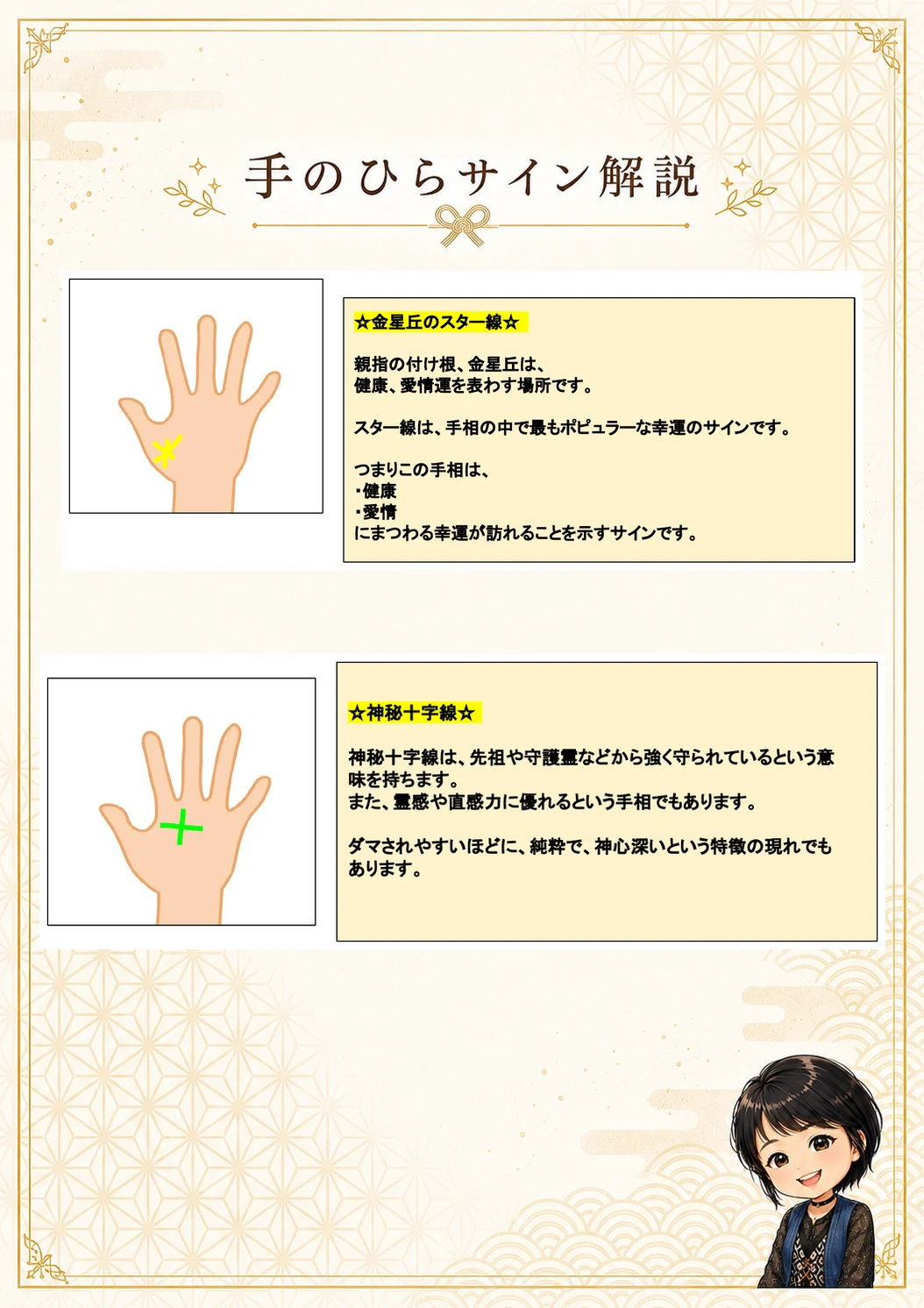 手相鑑定書 34ページ