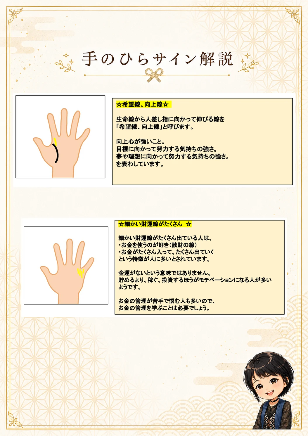 手相鑑定書 35ページ