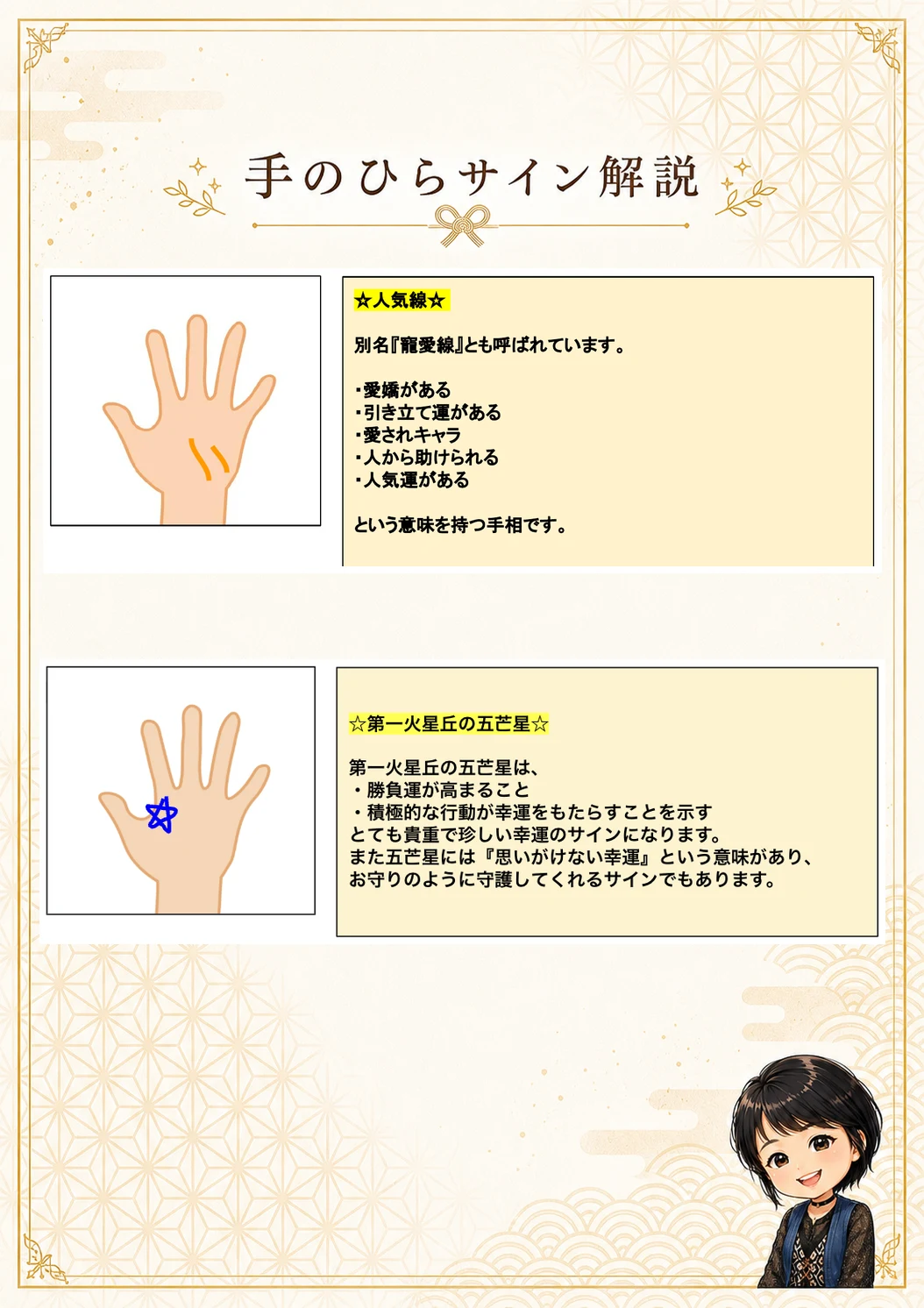 手相鑑定書 36ページ